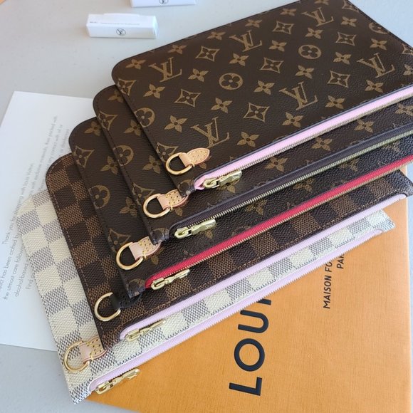 Louis Vuitton Neverfull Pochete Damier Ebene pink - Picture 11 of 15